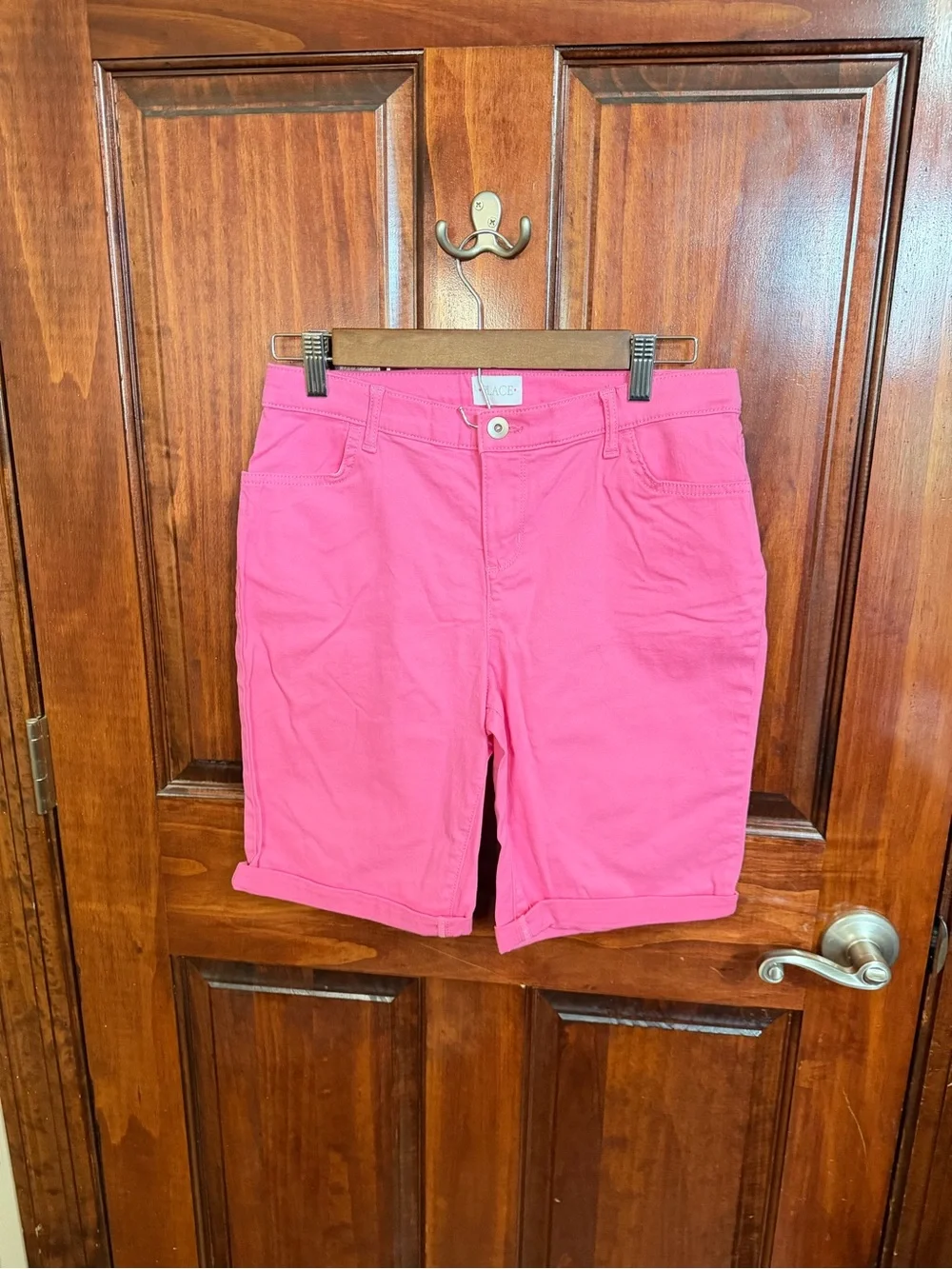 The Children's Place Hot Pink Roll-Cuff Shorts